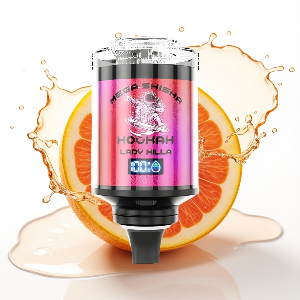 JNR Mega Shisha Hookah 100K 2200mAh 60ml Lady Killa