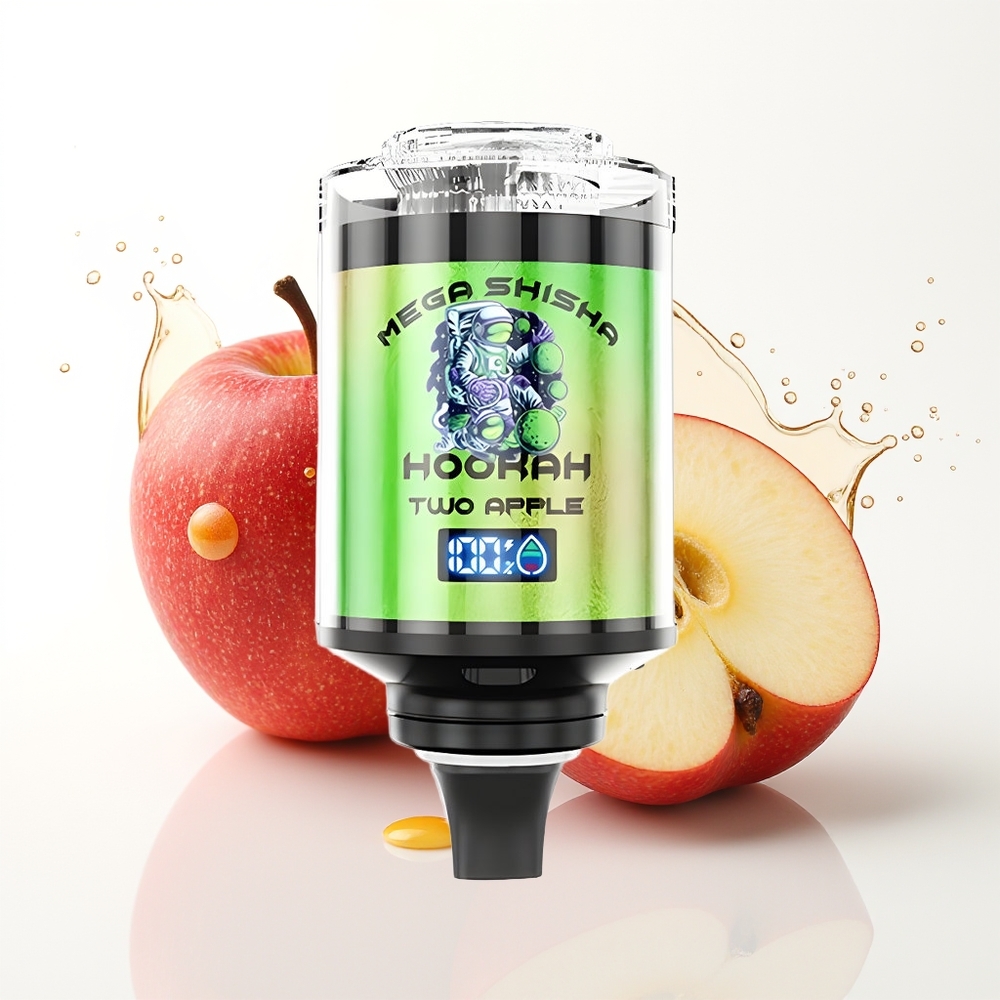 JNR Mega Shisha Hookah 100K 2200mAh Tip-C Hitra Polnjenje Dve Apple
