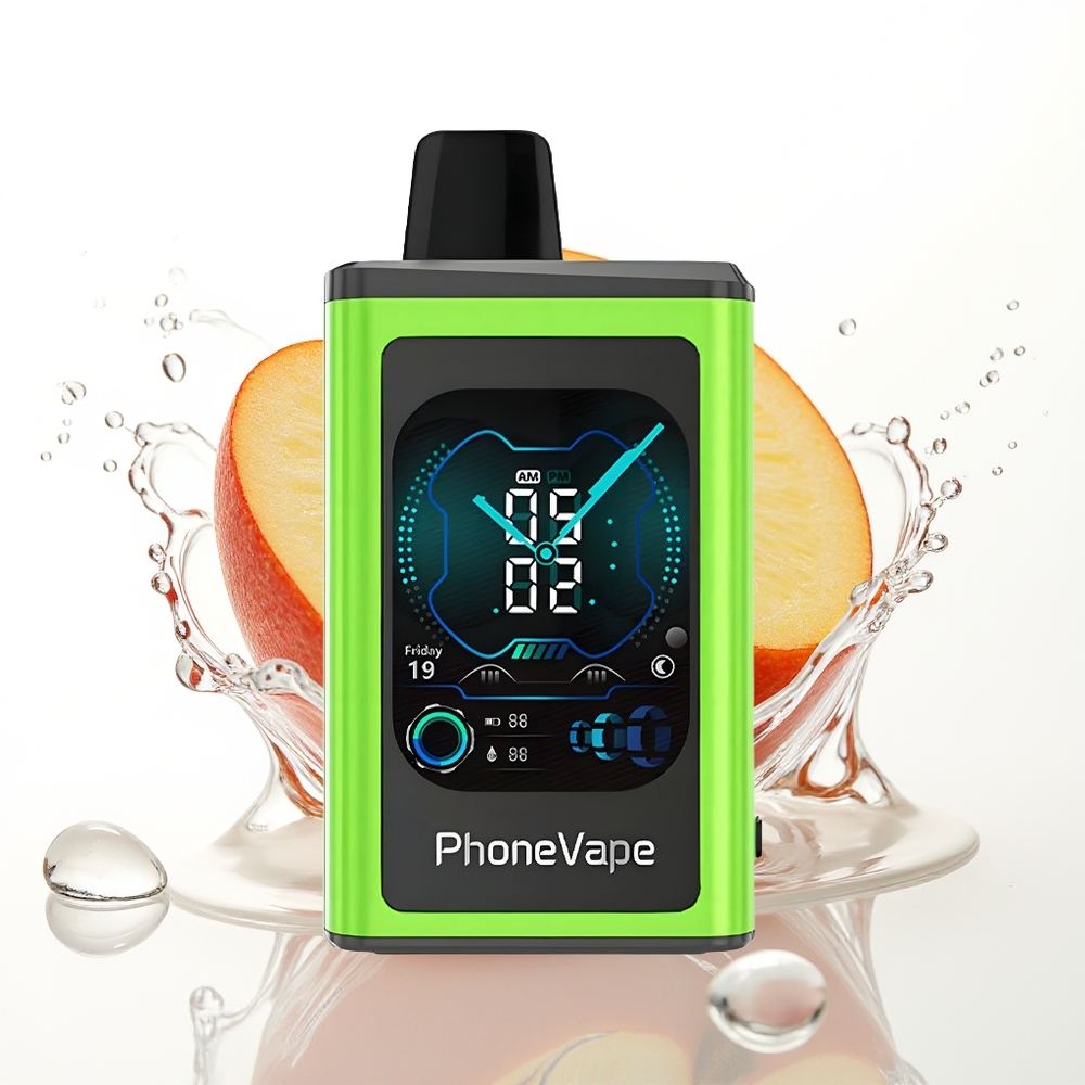 JNR PhoneVape 30000 puffs Enkratni Vape Kislo Jabolko Led Tip-C Turbo