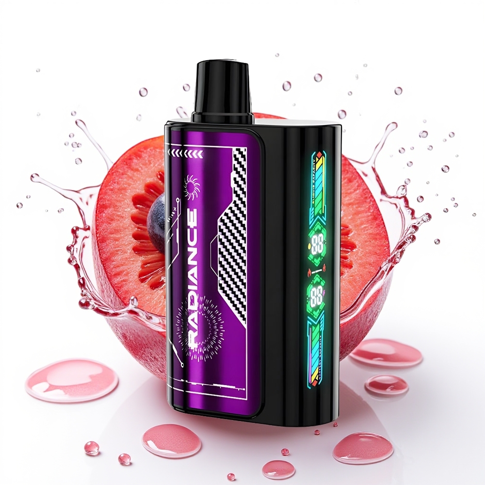 JNR Radiance 31000 Puffs 28ml Dual Mesh E-likvidna Modra Malina Češnja