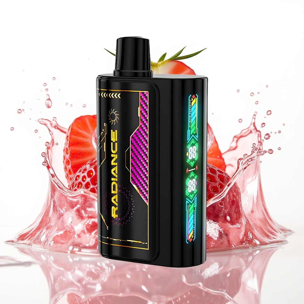 JNR Radiance 31000 Puffs Dvojna Mreža 28ml E-tekočina Dispozabilna Vape Jagoda Led