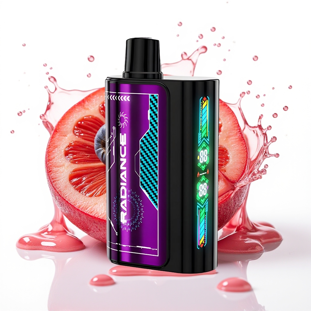 JNR Radiance 31000 Puffs Dvojni Mesh Coil 28ml E-tekočina Enkratni Vape Borovnica Kisla Malina
