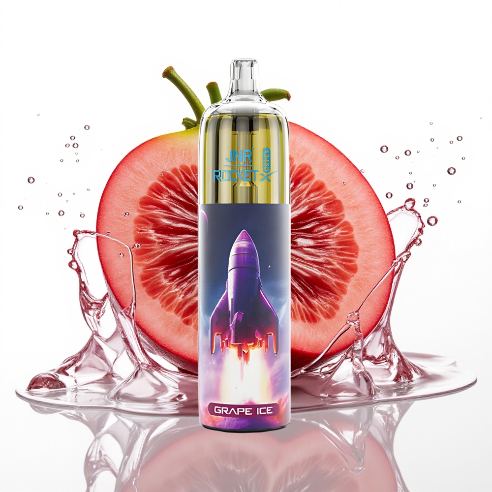 JNR Rocket-X 12400 Pufov Enkratni Vape Grozdji Led z 850mAh in Type-C
