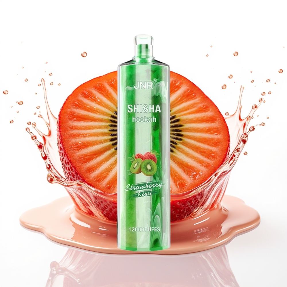 JNR Shisha Hookah 12000 Puffs 750mAh Type-C Jagoda Kivi