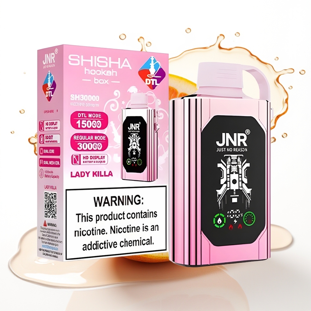 JNR Shisha Hookah Box 20500 Lady Killa Box 25ml Dual Mesh Type-C
