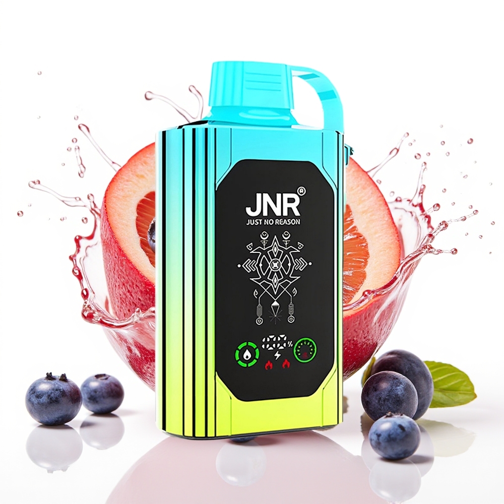 JNR Shisha Hookah Box 20500 Puff Dual Mesh 25ml Borovnica Meta