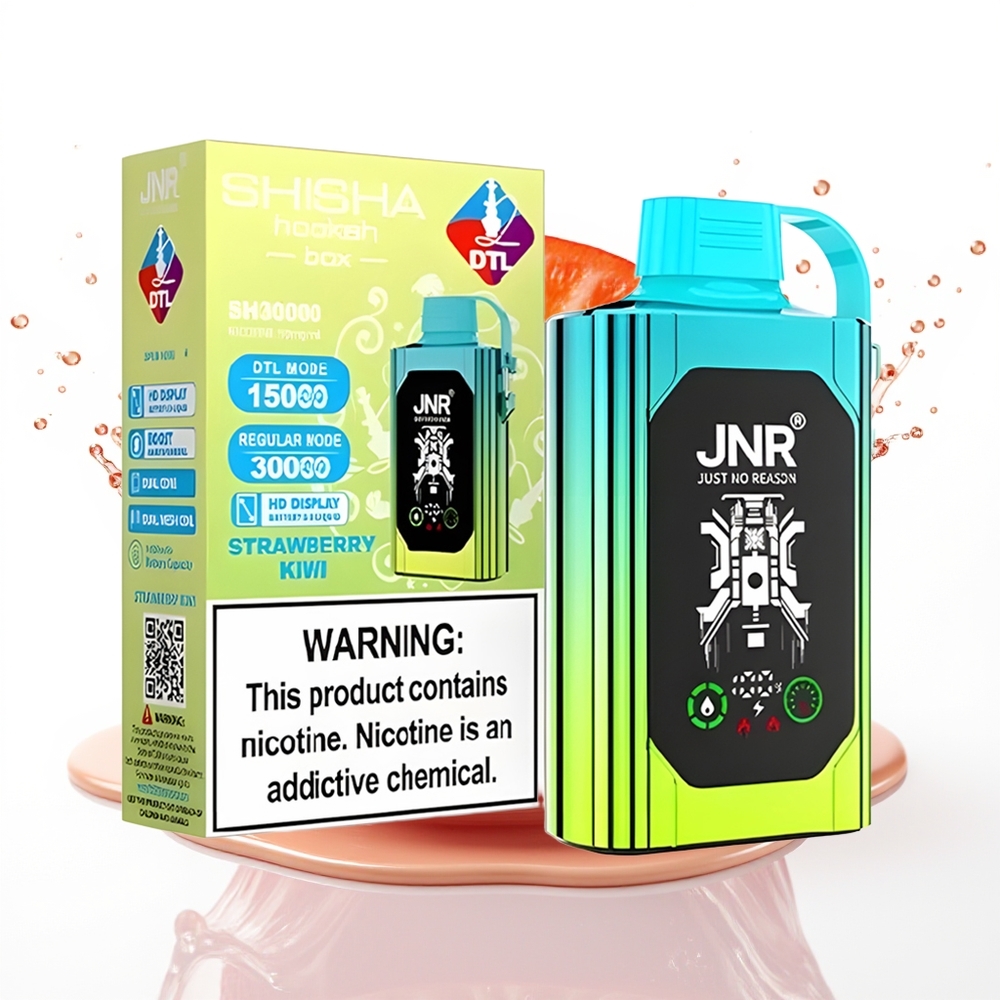 JNR Shisha Hookah Box 20500 Puffs 1000mAh 25ml Jagoda Kivi