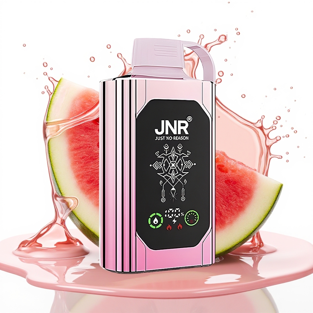 JNR Shisha Hookah Box 20500 Puffs 25ml Dual Mesh Češnja Lubenica Zamrzovanje