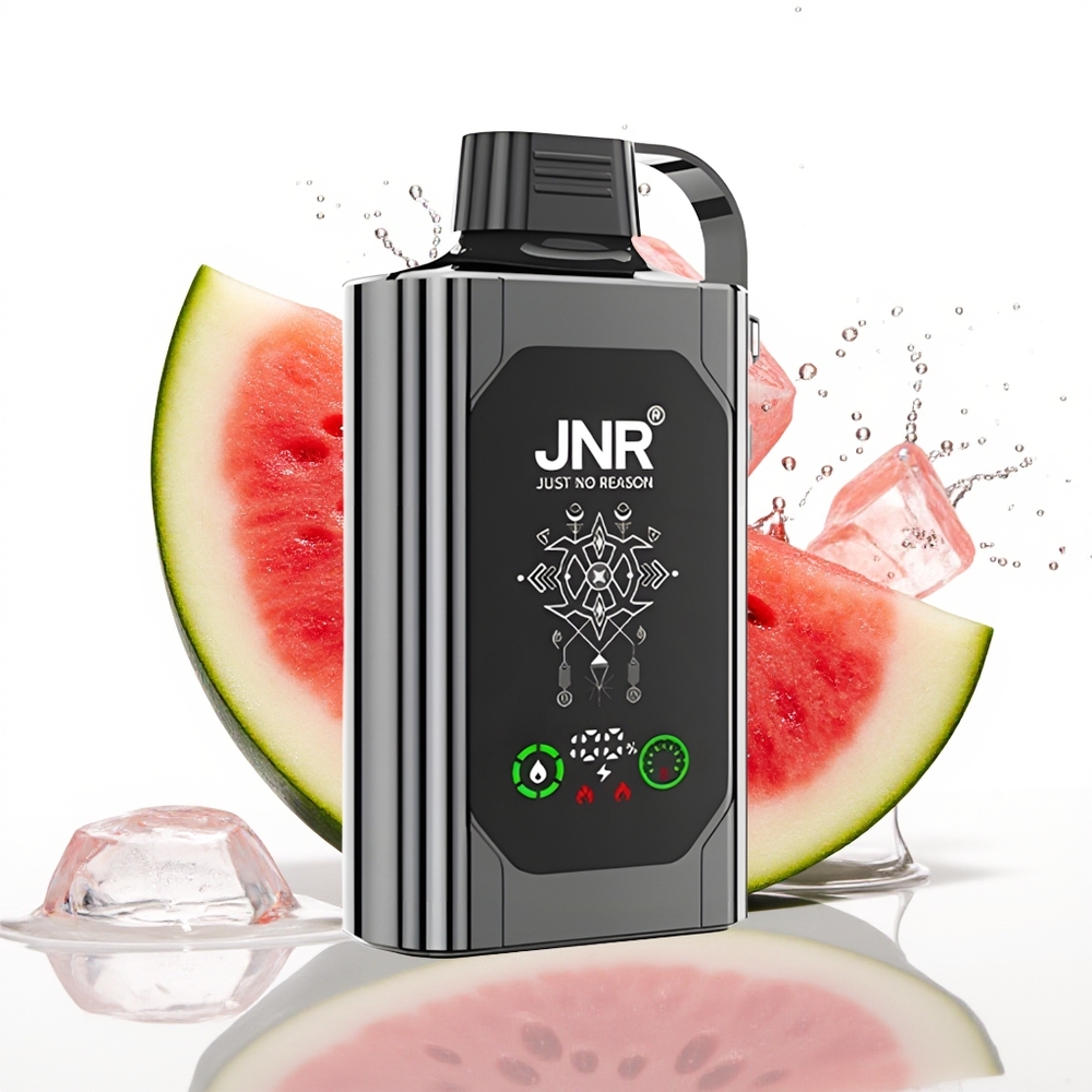 JNR Shisha Hookah Box 20500 Puffs Dual Mesh Coil Lubenica Led Enkratni Vape