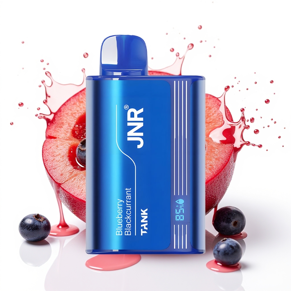 JNR Tank 10000 Puffs Tipkovni Zračni Tok & Dvojni Mesh Borovnica Ribez