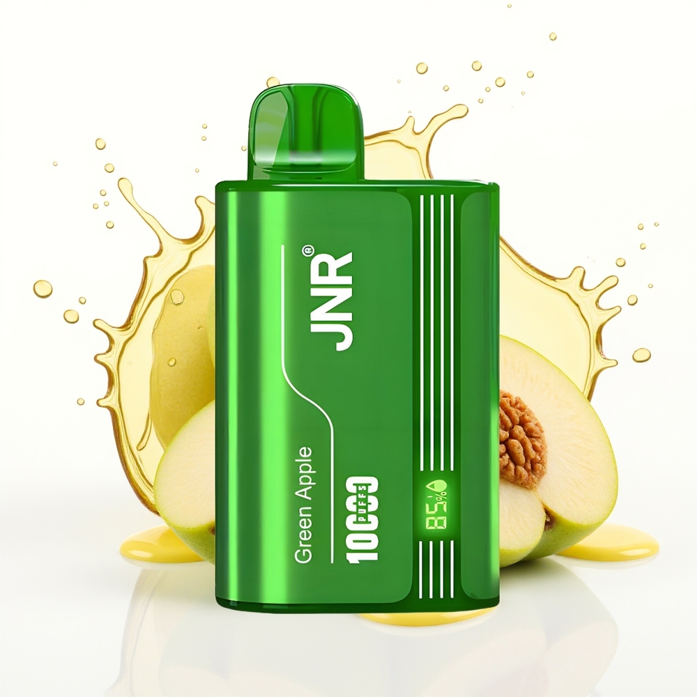 JNR Tank 10000 Puffs Zeleno Jabolko Breskeva Hruška Dual Mesh Type-C