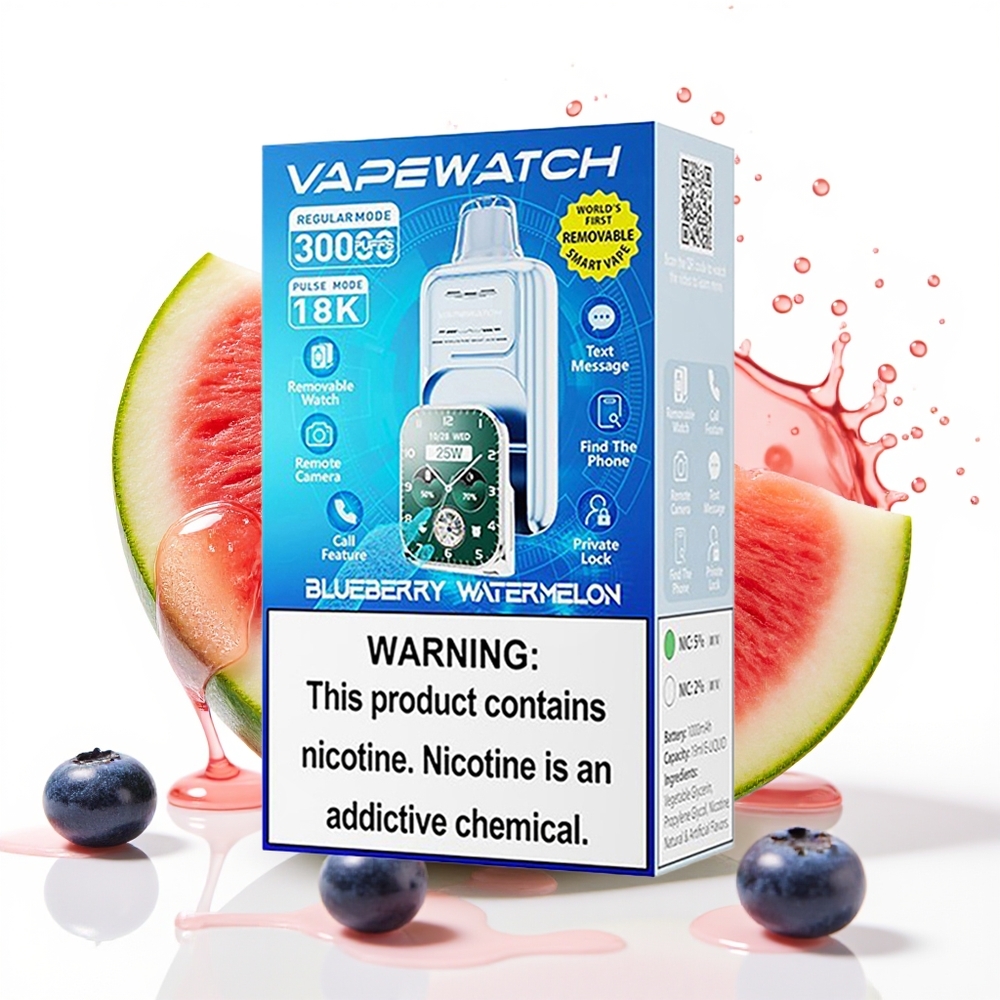 JNR VapeWatch 30000 Puffs 1000mAh 19mL Borovnica Lubenica