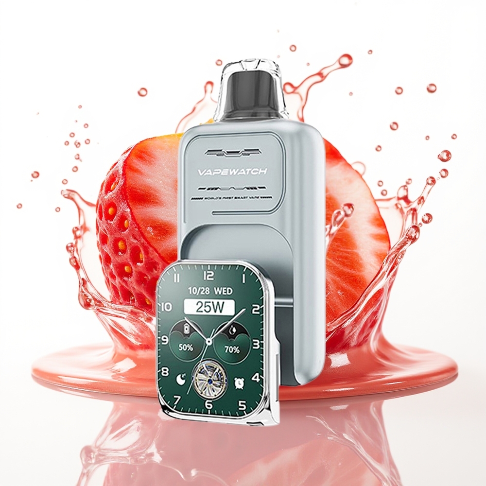 JNR VapeWatch 30000 Puffs 19mL 5% Slovenski Jagodni Led Enkratni Vape