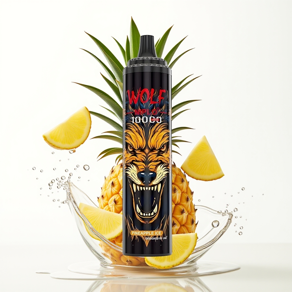 JNR Wolf Niplo 10000 Puffov 20ml Enkratna Vape Ananas Led