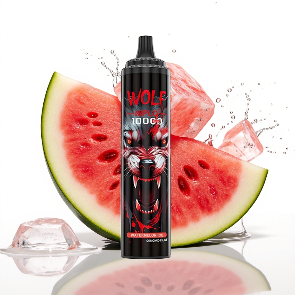 JNR Wolf Niplo 10000 Puffs 20ml Lubenica Led Enkratni Vape