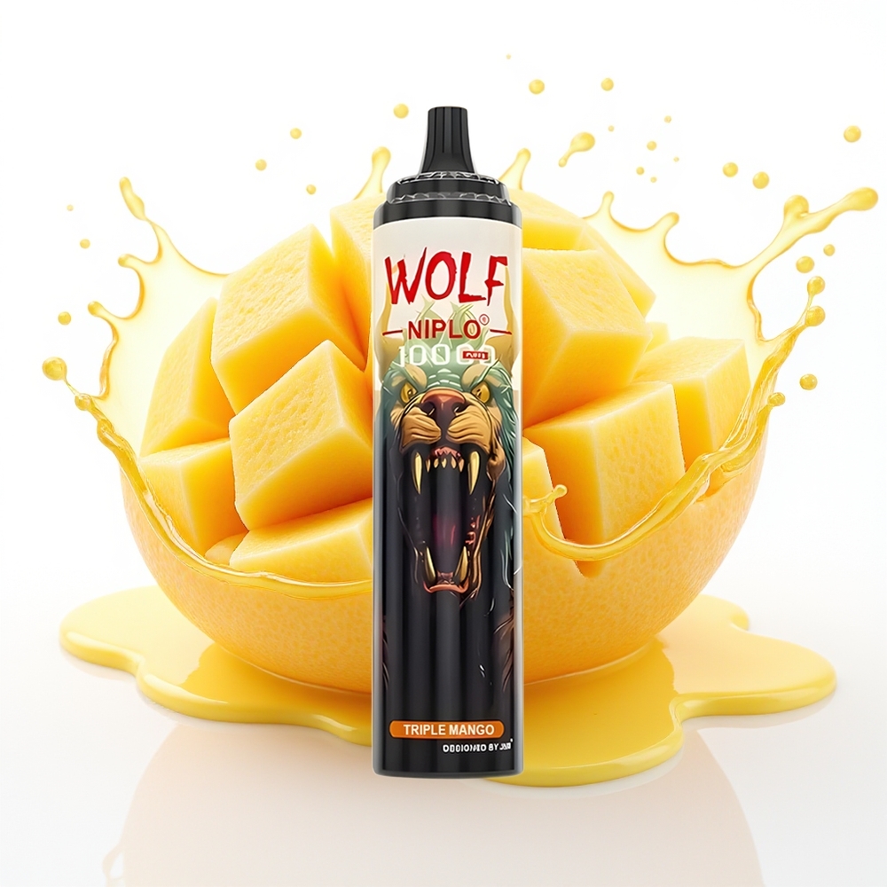 JNR Wolf Niplo 10000 Puffs Trojni Mango 20ml Type-C
