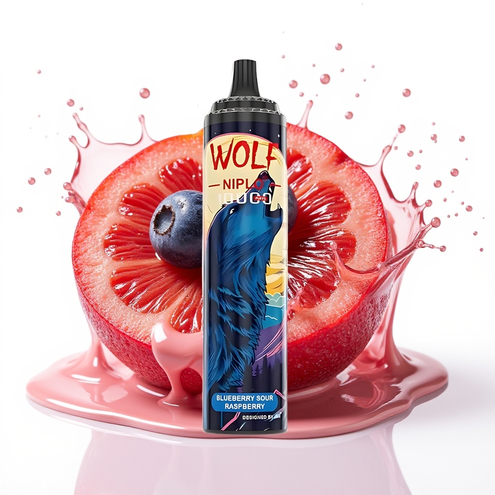 JNR Wolf Niplo 10000 Puffs Type-C Borovnica Kisla Malina