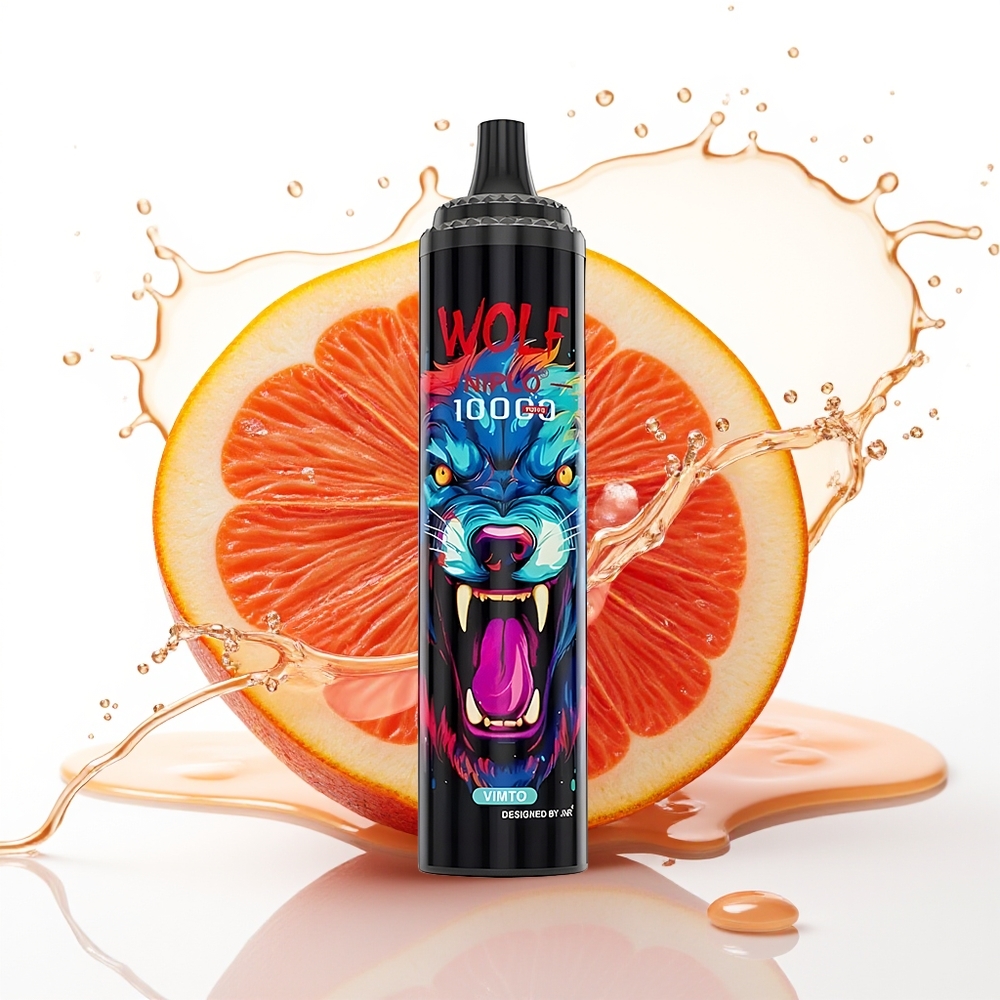 JNR Wolf Niplo 10000 Pufov 20ml Enkratni Vape Vimto