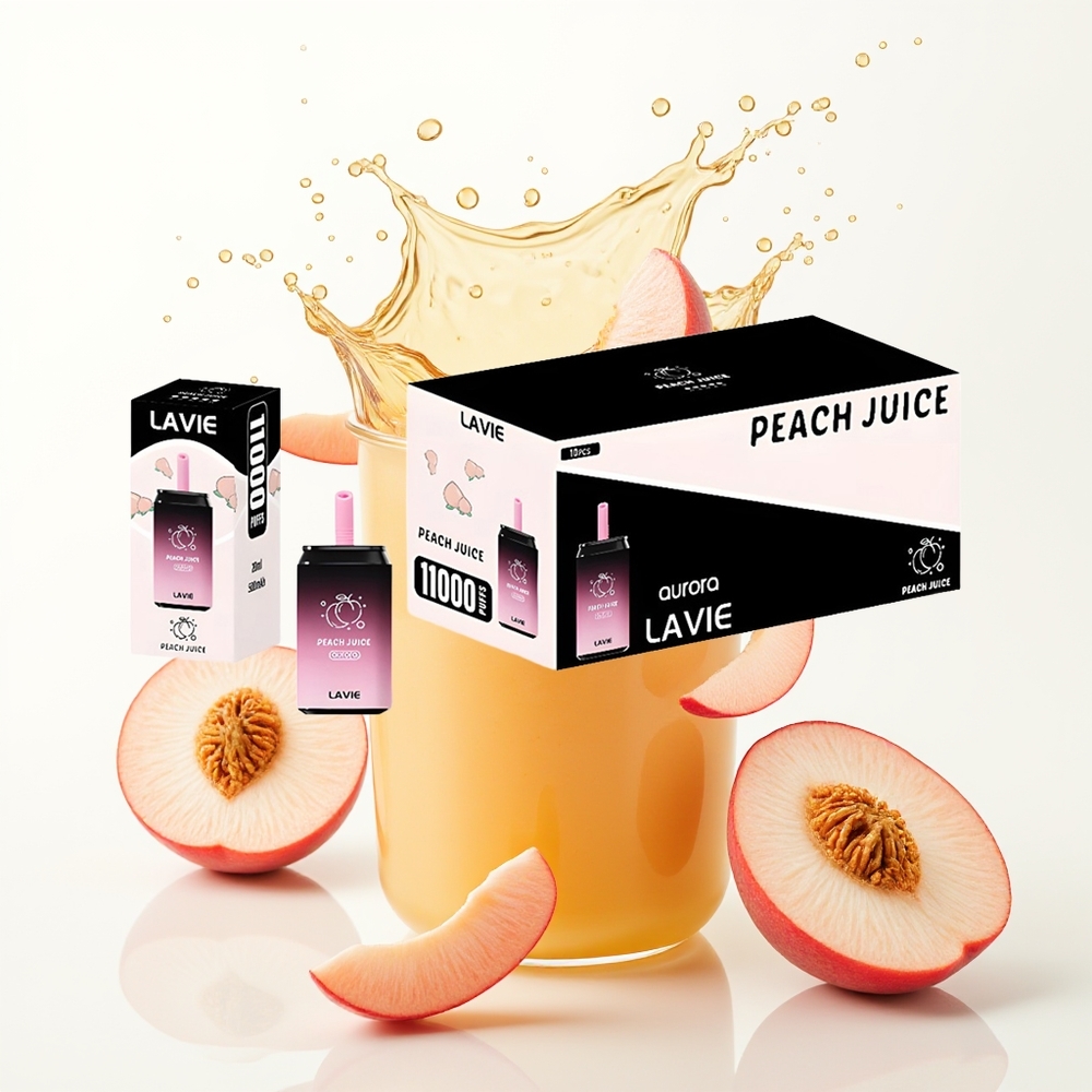 LAVIE Aurora 11000 Puffs 22ML 5% Enkratna Vape Breskov Sok