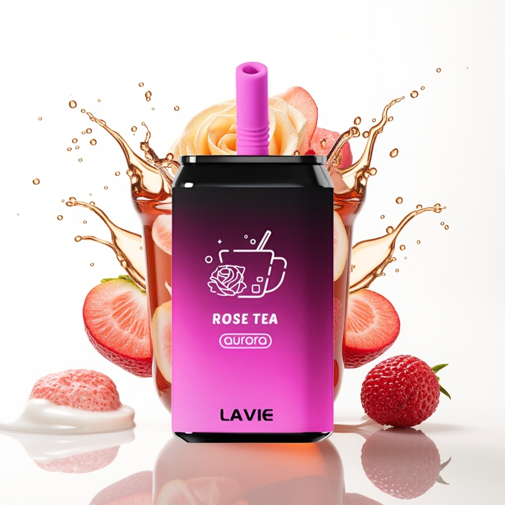 LAVIE Aurora 11000 Puffs 22ML 650mAh Enkratna Vape Rožni Čaj