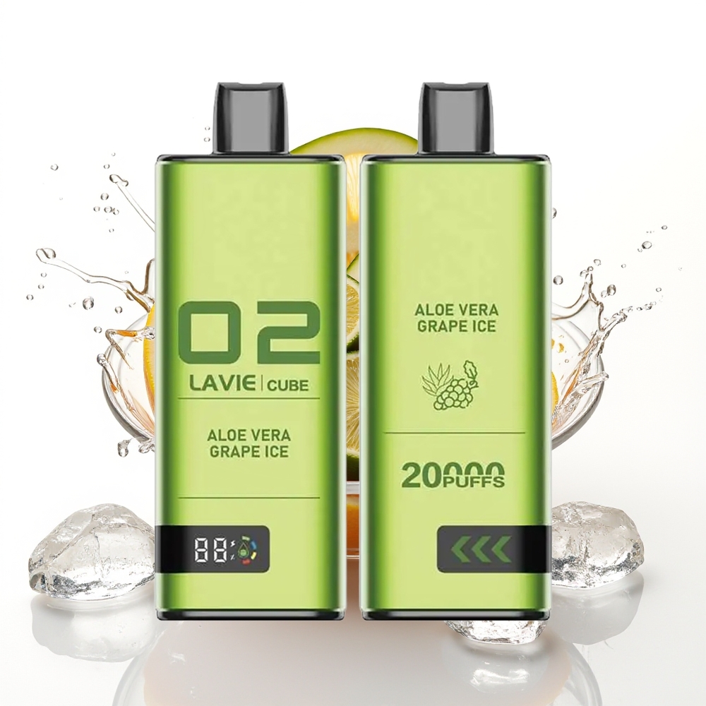 Lavie Cube 20000 Puffs 28ML 5% Aloe Vera Grozdni Led Enkratni Vape