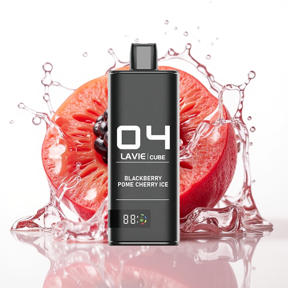 Lavie Cube 20000 Puffs 28ML Type C Črni Jagodičevega Ledu