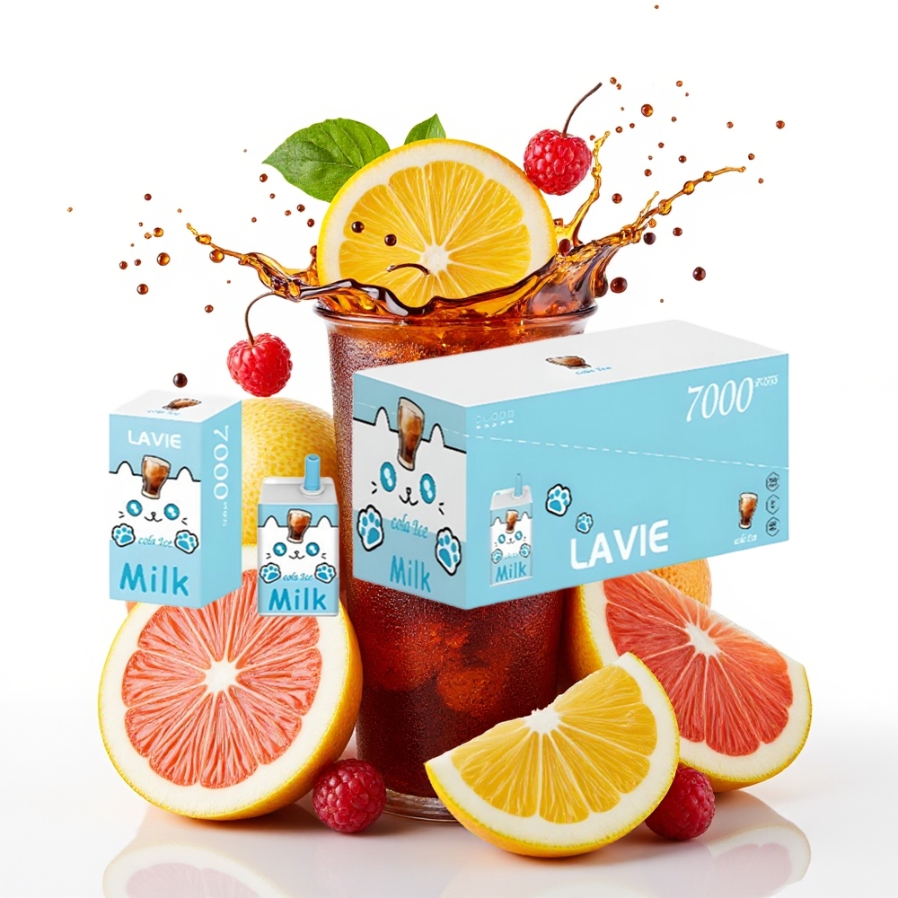 LAVIE Milk 7000 Puffs 16ML 5% Enkratna Vape Cola Led