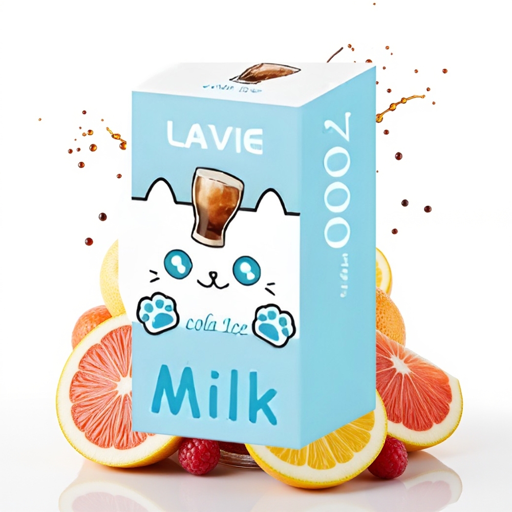 LAVIE Milk 7000 Puffs 16ML 5% Enkratna Vape Cola Led