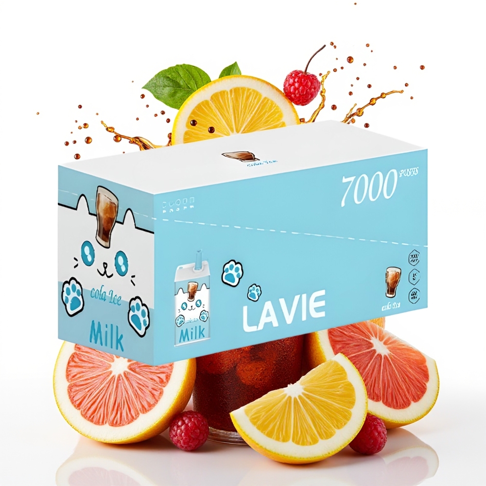 LAVIE Milk 7000 Puffs 16ML 5% Enkratna Vape Cola Led