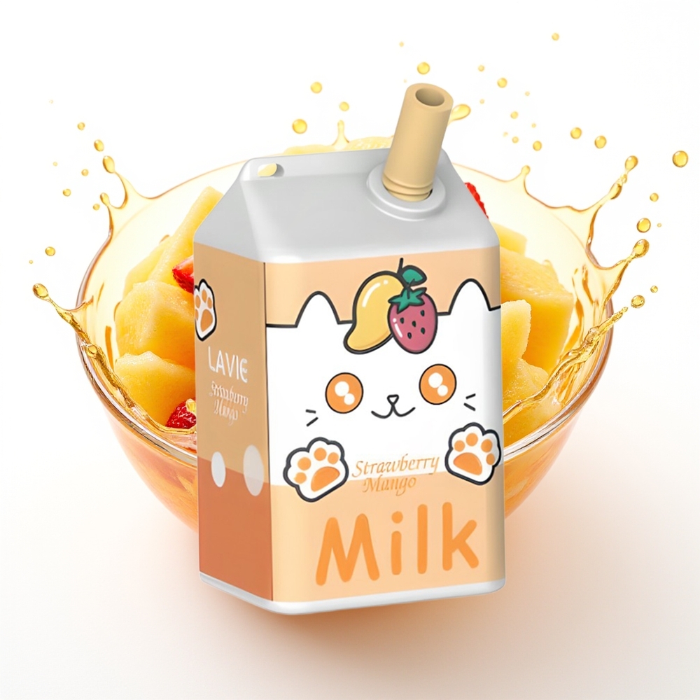 LAVIE Milk 7000 Puffs 16ML 600mAh Slovenski Jagoda Mango