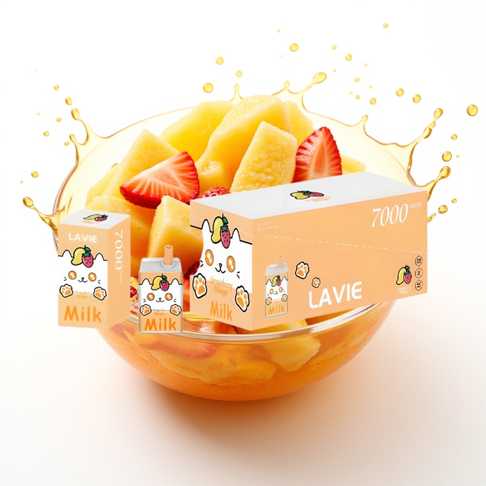LAVIE Milk 7000 Puffs 16ML 600mAh Slovenski Jagoda Mango