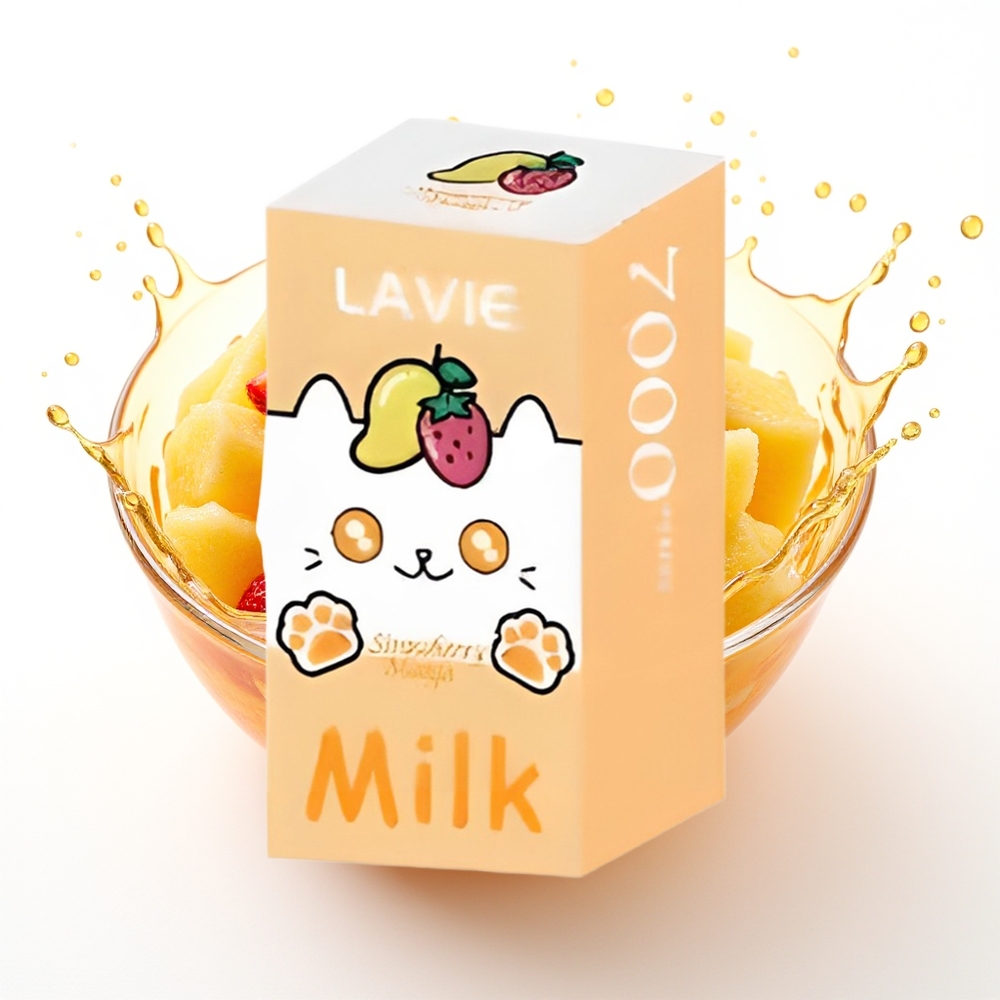 LAVIE Milk 7000 Puffs 16ML 600mAh Slovenski Jagoda Mango