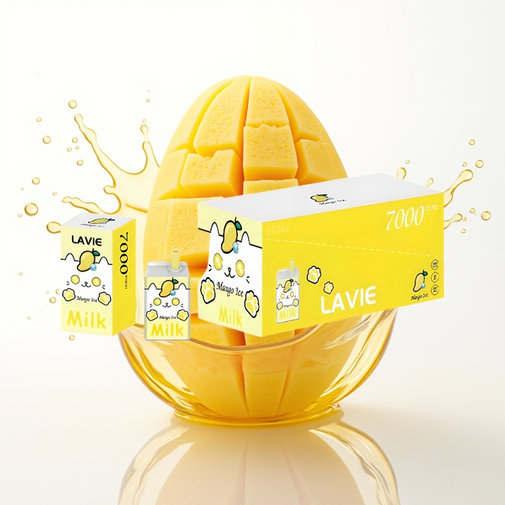 LAVIE Milk 7000 Puffs 16ML Mango Led Enkratni Vape