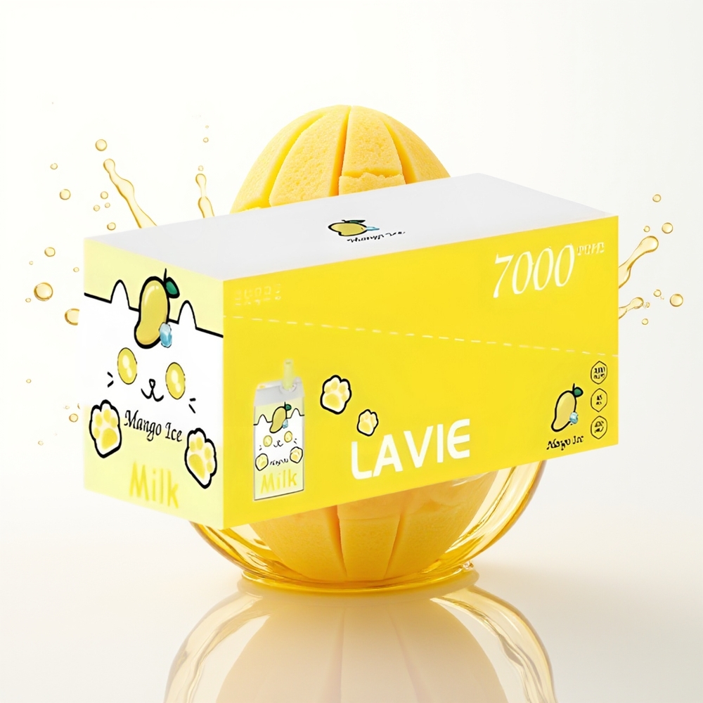 LAVIE Milk 7000 Puffs 16ML Mango Led Enkratni Vape