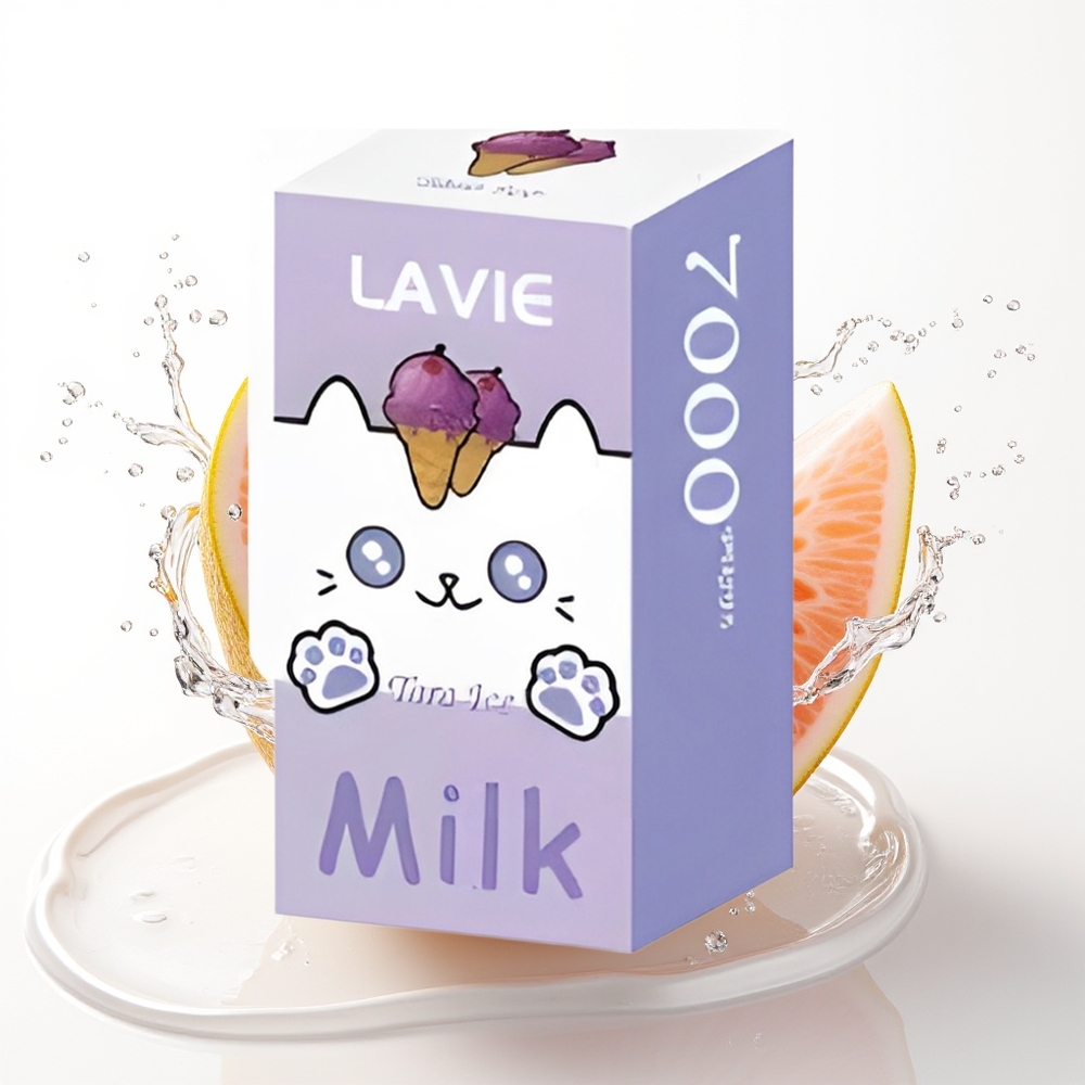 LAVIE Milk 7000 Puffs 16ML Taro Led Dispozabilna Vapa