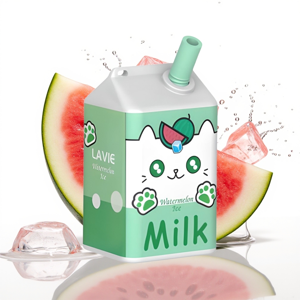 LAVIE Milk 7000 Puffs 16ML Tipka Lubenica Led Enkratni Vape