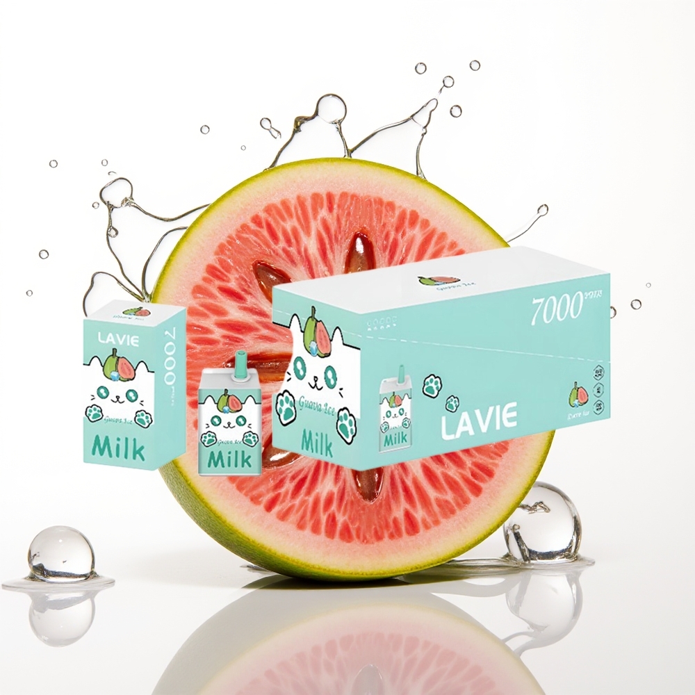 LAVIE Milk 7000 Puffs 16ML Type C Gvajdov Led Enkratni Vape