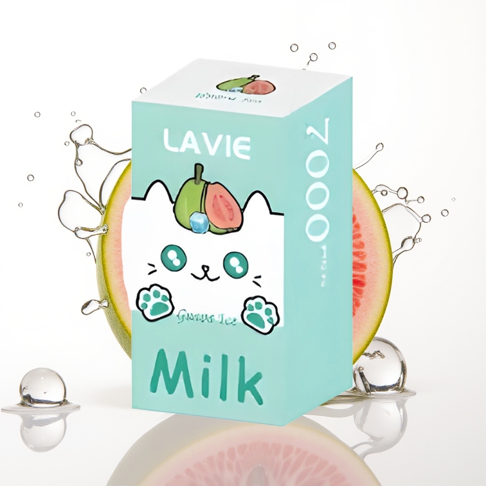 LAVIE Milk 7000 Puffs 16ML Type C Gvajdov Led Enkratni Vape