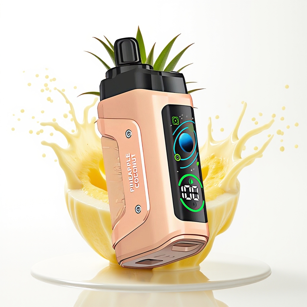 Razz Bar 45000 Puffs Enkratna Vape Ananas Kokos 1.0 Ohm Mesh 20 mg/ml