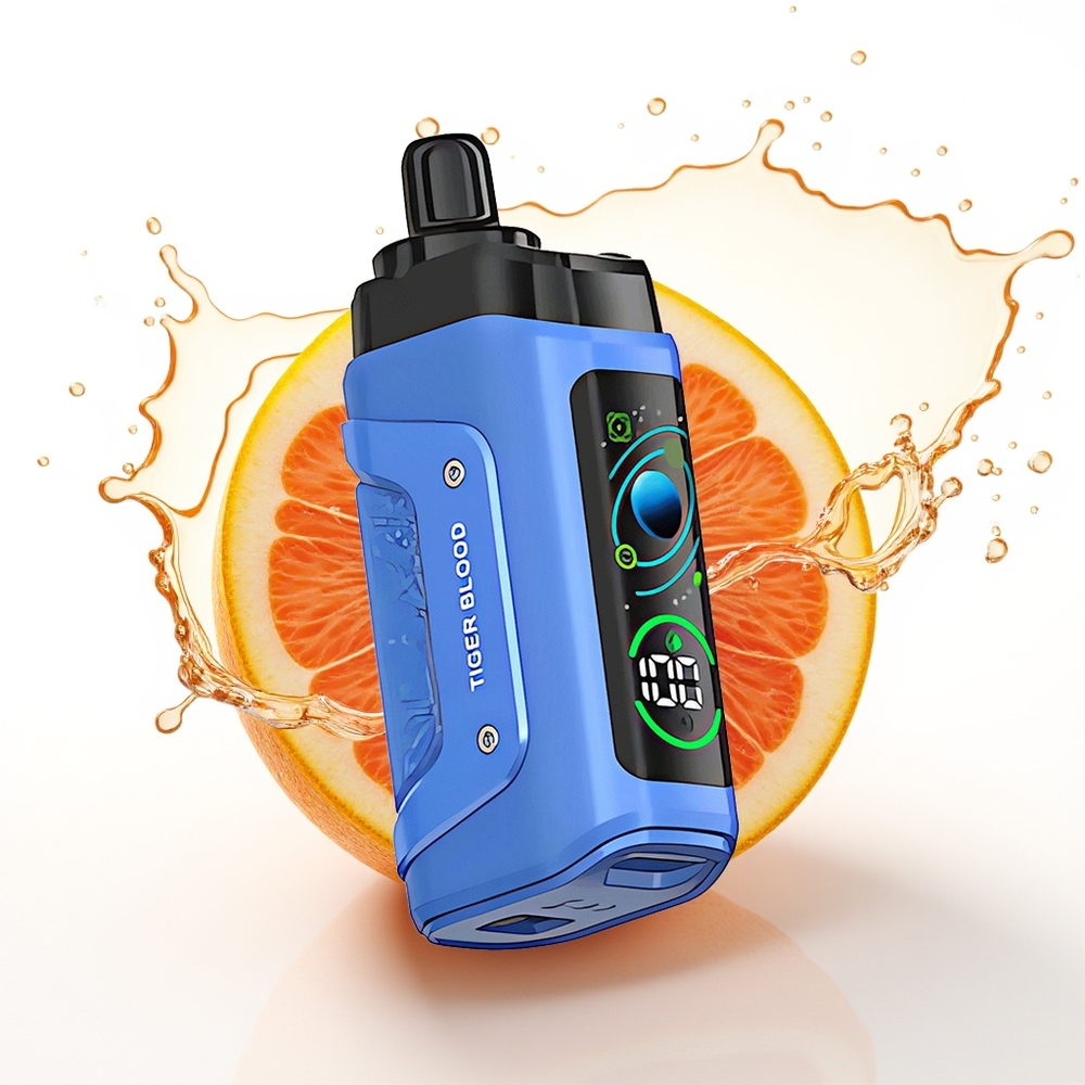 Razz Bar 45000 Puffs Tipkovni Pretočni Tiger Kri 1.0 Ohm 650mAh