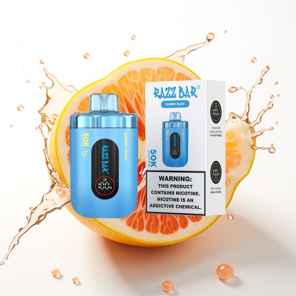 Razz Bar 50K Gudž Medved 1.0 Ohm 650 mAh Enkratni Vape