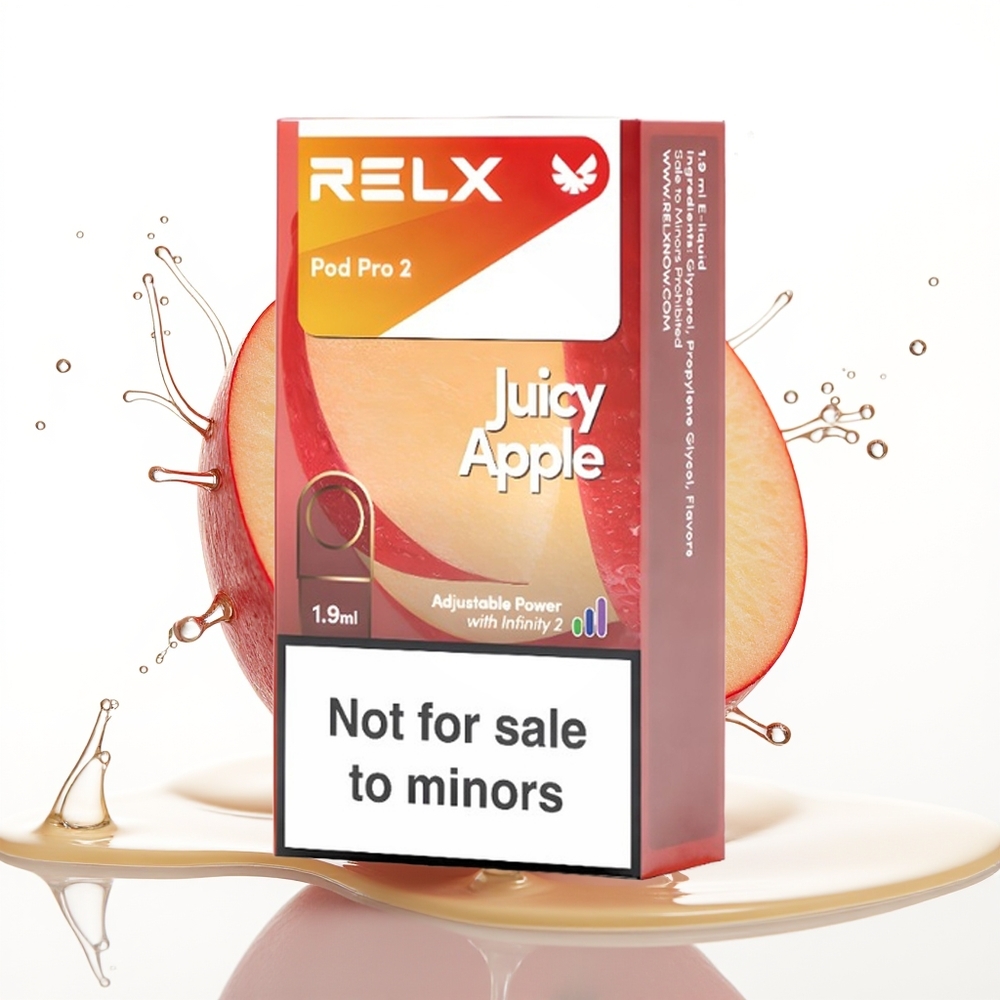 Relx Pod Pro 2 600 puffs 1.9ml Sočno Jabolko