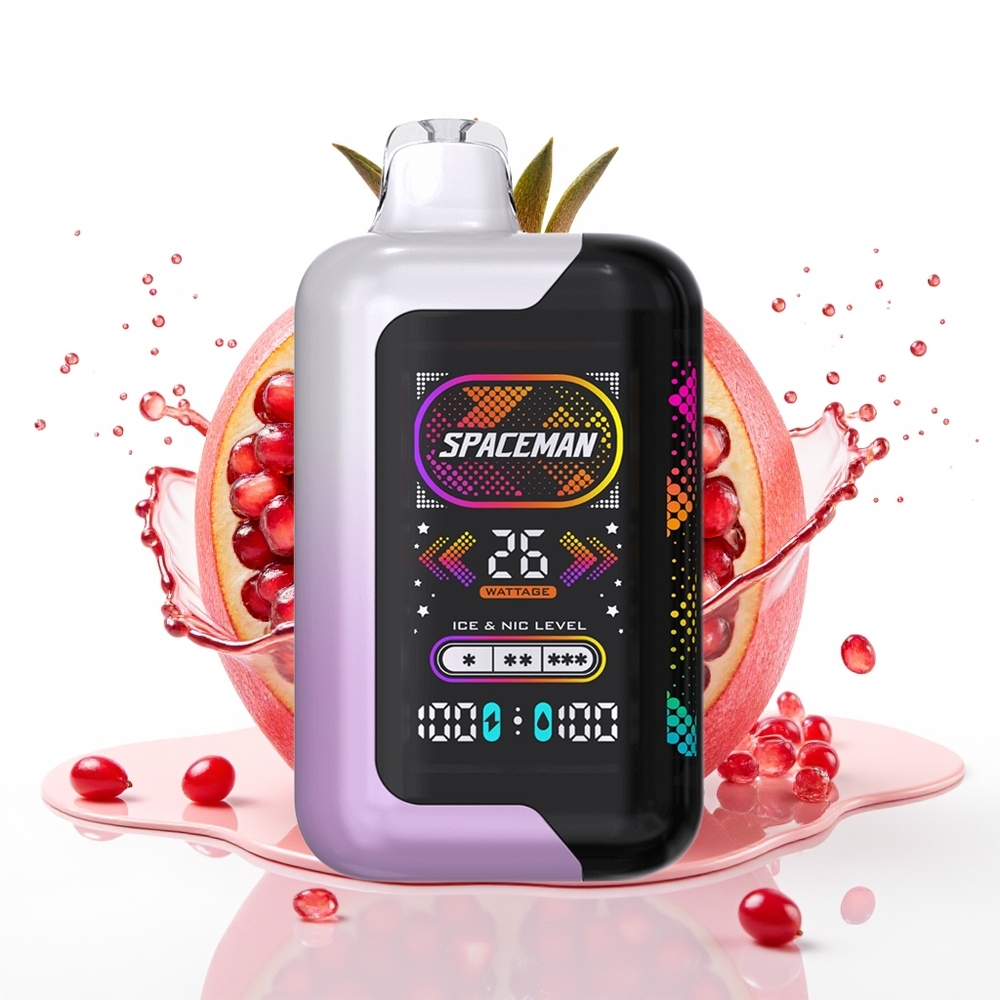 SMOK SPACEMAN SP40000 20ml 50mg/ml Enkratna Vape Češnja Granatna Jabolka