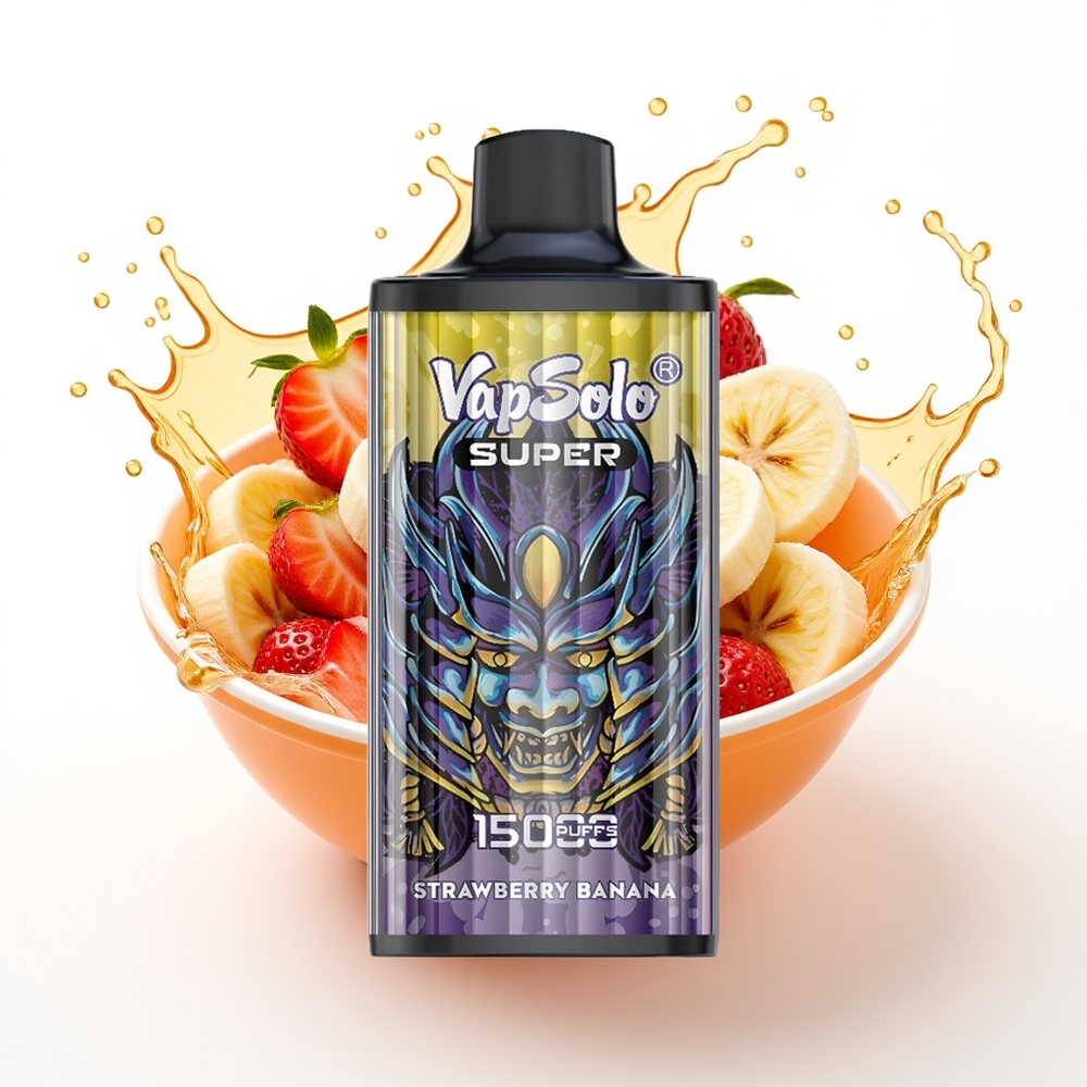Vapsolo Super 15000 Puffs 40ml 850mah Jagoda Banana