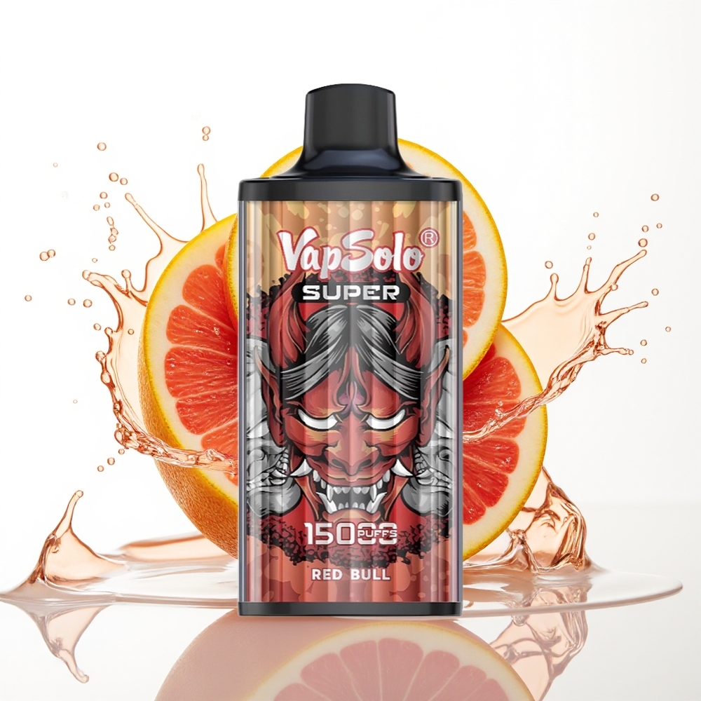 Vapsolo Super 15000 Puffs 40ml Rdeči Bik Enkratni Vape Type-C 850mAh