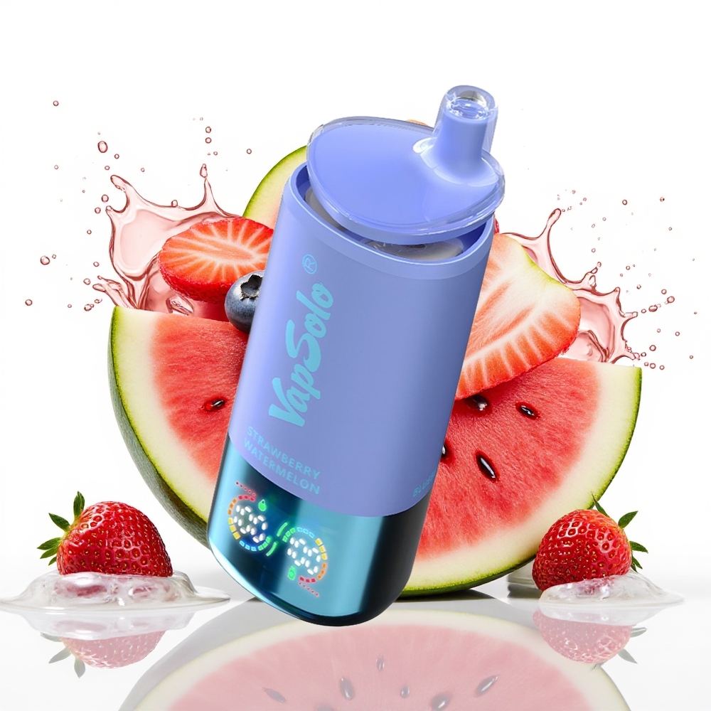 VapSolo Triple 30000 Puffs 40ml Jagoda Lubenika & Borovnica Led