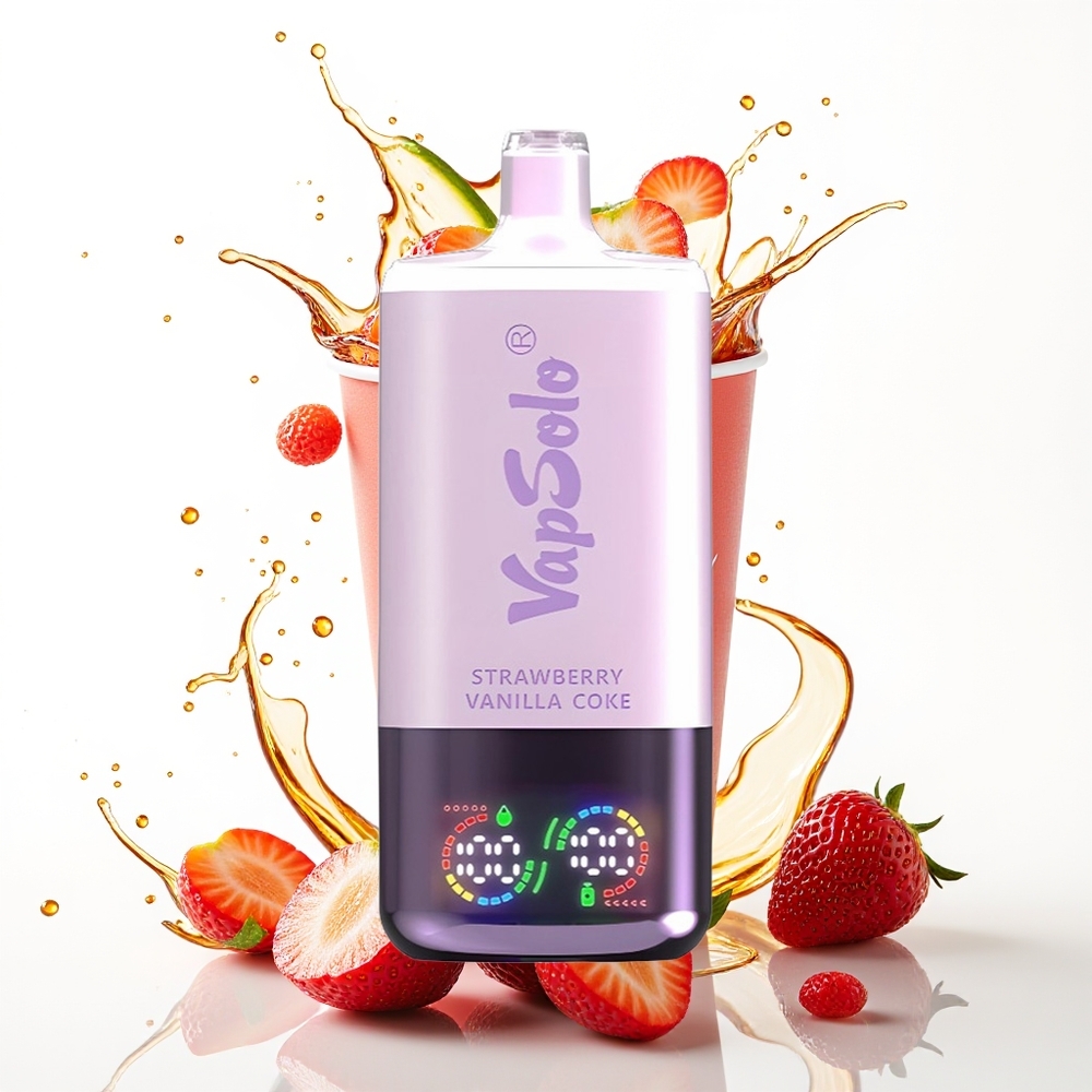 VapSolo Triple 30000 Puffs 40ml Jagoda Vanilja Koks Type-C