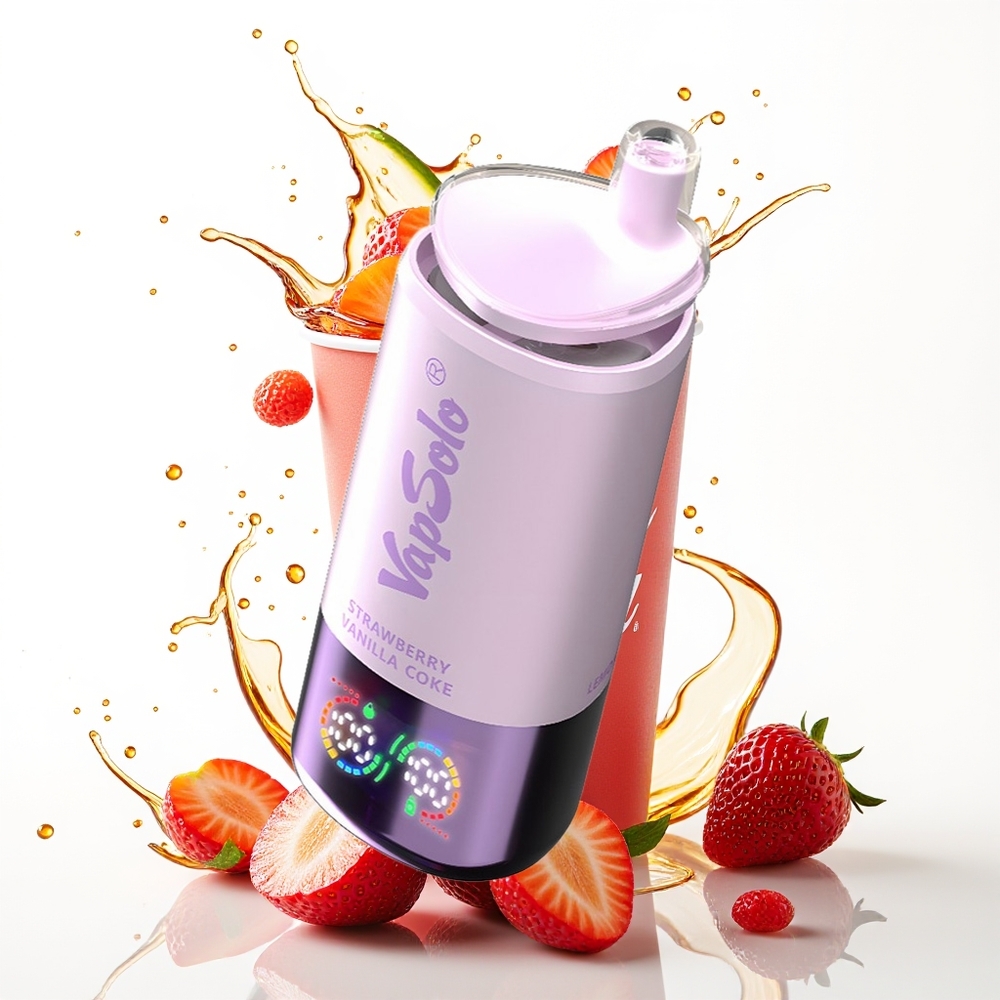VapSolo Triple 30000 Puffs 40ml Jagoda Vanilja Koks Type-C