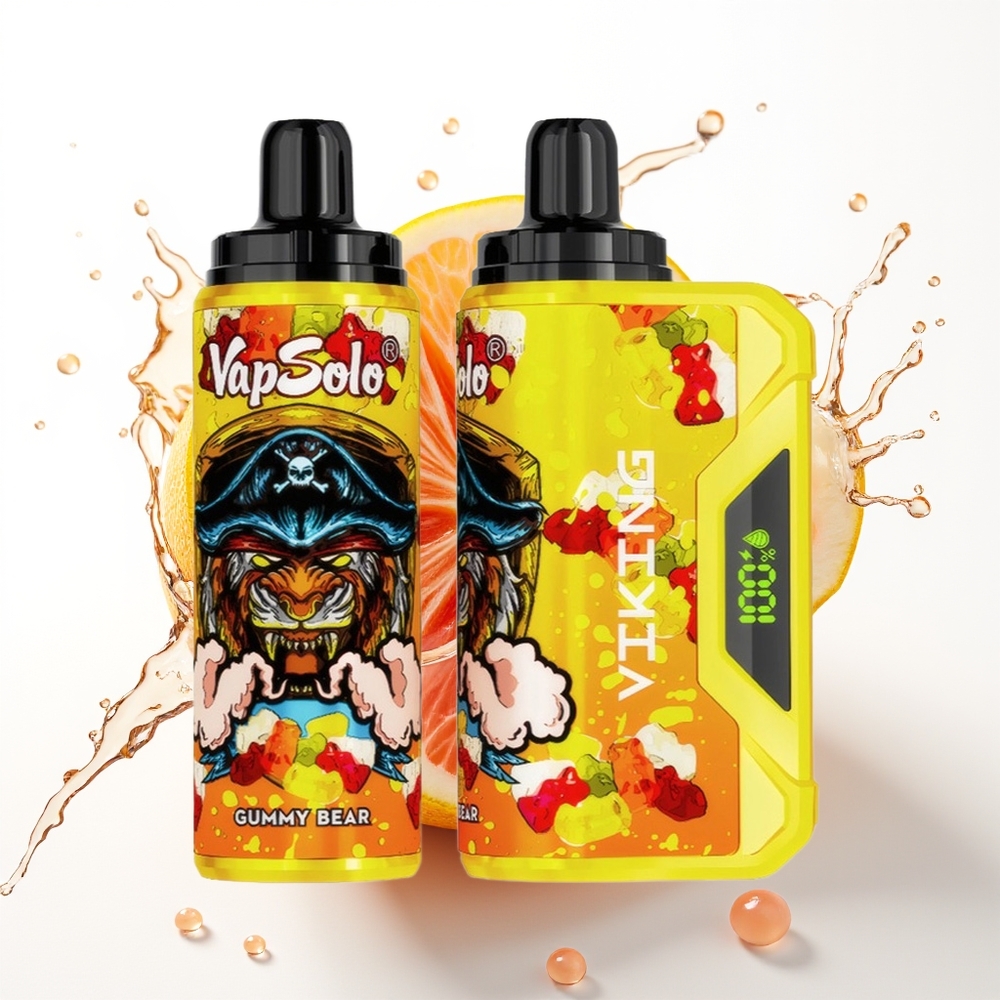 VapSolo VIKING 12000 Puffs 22ml Tip-C Medvedek Gumi
