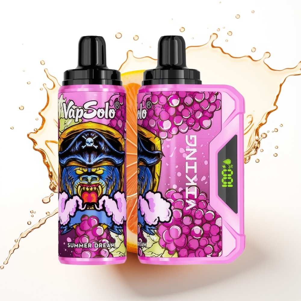 VapSolo VIKING 12000 Puffs 22ml Tip-C Poletna Sanja